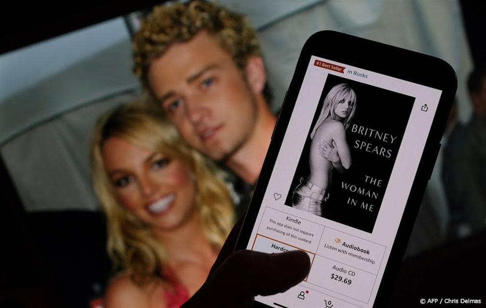 Britney Spears e-book op telefoon