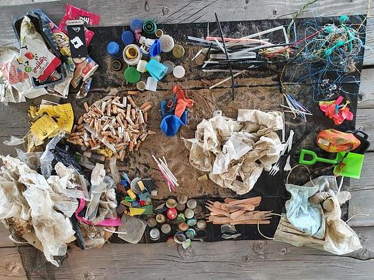 Waar komt toch al dat afval op Nederlandse stranden vandaan? / Foto: Stichting De Noordzee