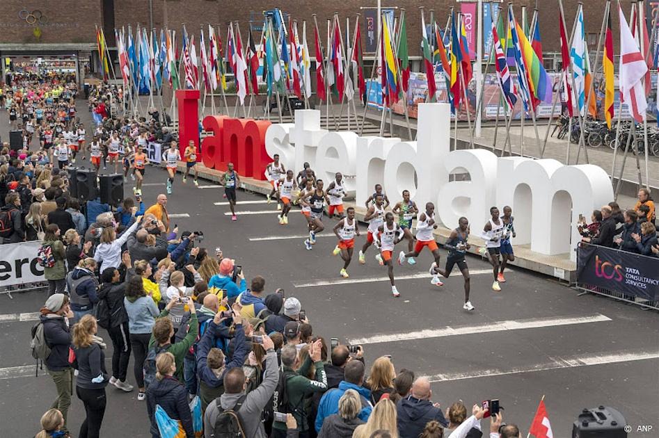 Recordaantal van 47.000 deelnemers aan marathon Amsterdam