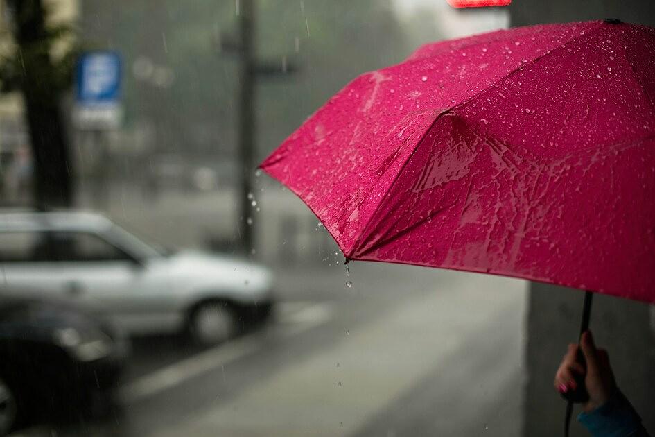 paraplu met regen