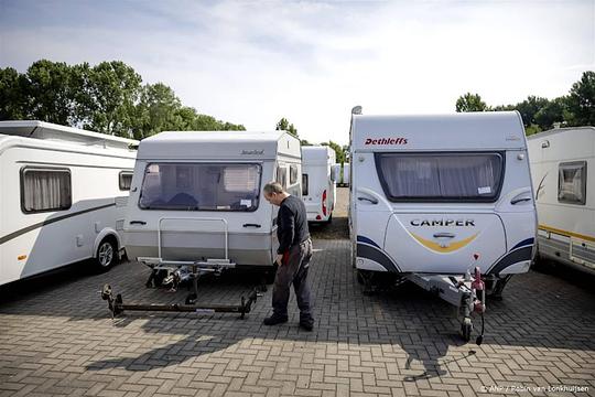 Flinke stijging verkoop van caravans en campers