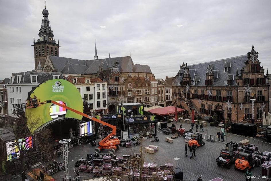 3FM Serious Request van start op Grote Markt in Nijmegen