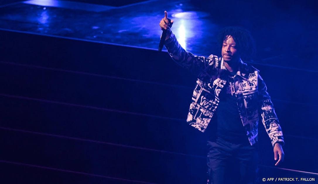 Rapper 21 Savage geeft eerste concert in Nederland
