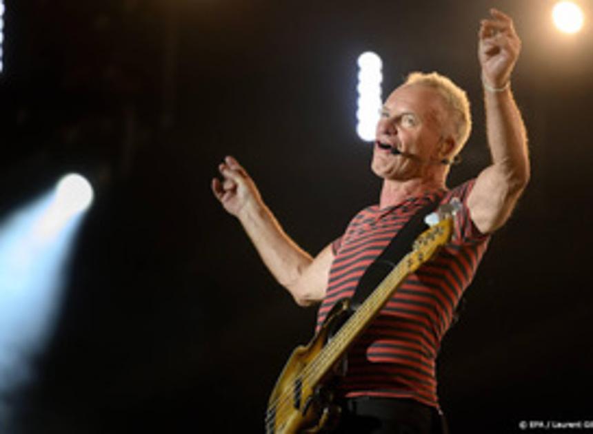 Sting wil afgebroken Amsterdamse show overdoen