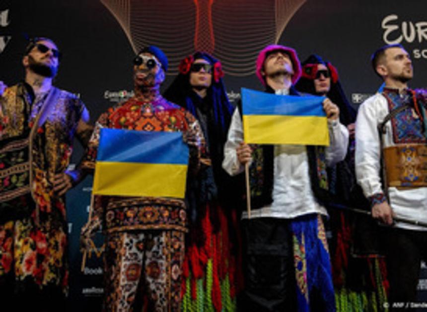 Oorlog in Oekraïne kleurt het Eurovisiesongfestival blauw en geel 