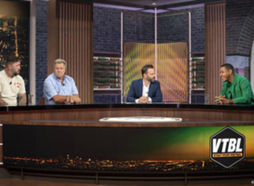 Eerste aflevering voetbaltalkshow VTBL trapt af met 126.000 kijkers