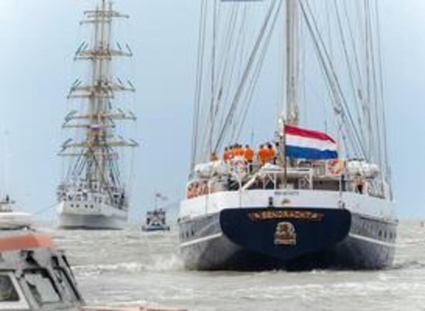 Vloot voor Sail Harlingen arriveert vandaag uit Esbjerg