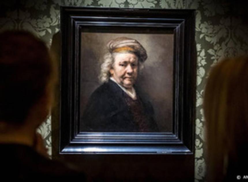 Zelfportret van Rembrandt tijdelijk te zien in Hermitage Amsterdam