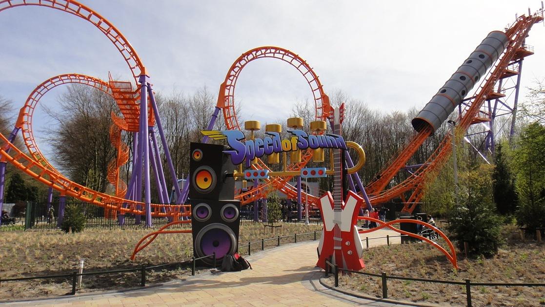 Achtbaan Speed of Sound in Walibi weer operationeel / Foto: "Speed of Sound Walibi Holland " door T. Bloemink