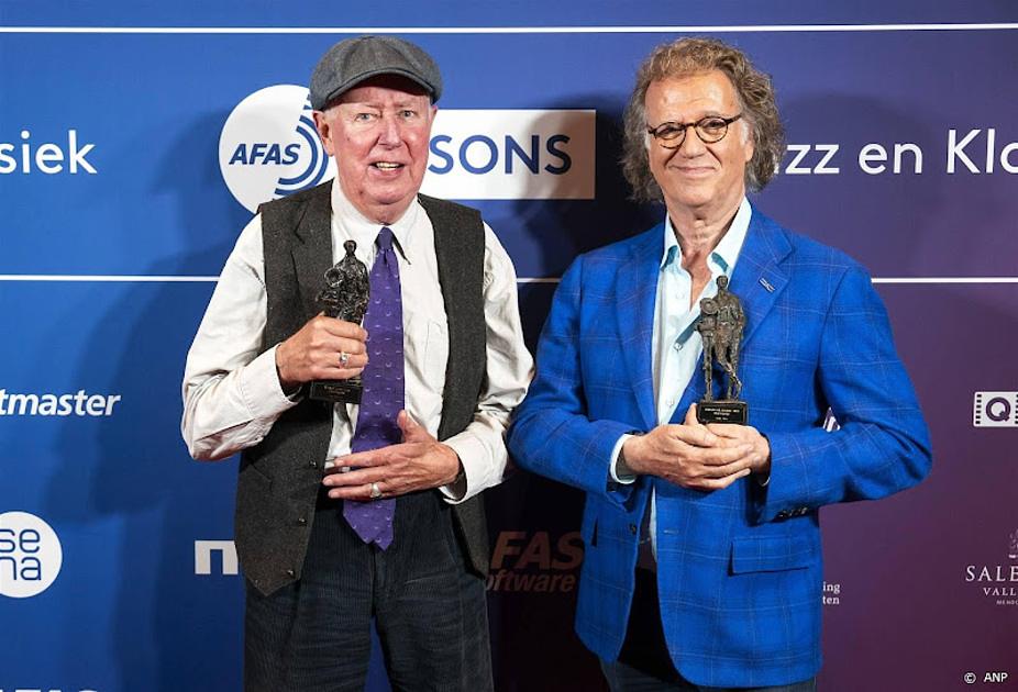 André Rieu en Han Bennink winnen Edison Oeuvreprijs