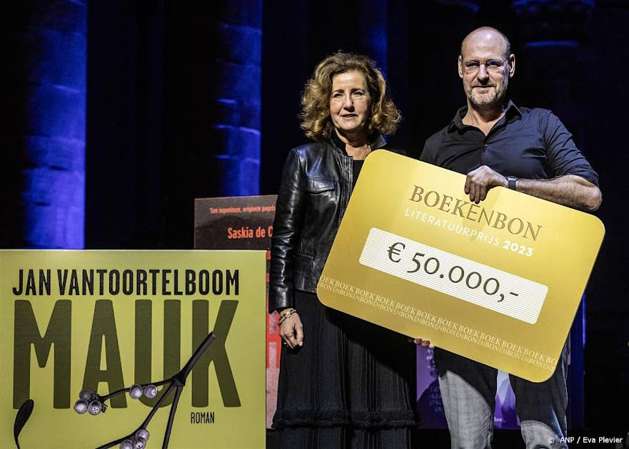Vlaamse Jan Vantoortelboom wint Boekenbon Literatuurprijs 2023 met 'Mauk'