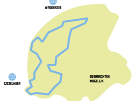 Steeds meer mensen leggen de Elfstedentocht af met hun camper