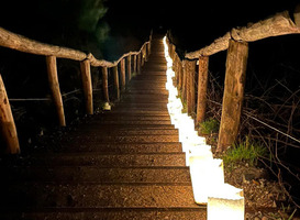 Nieuwe trappen in Schoorlse Duinen in gebruik genomen na indrukwekkende opening