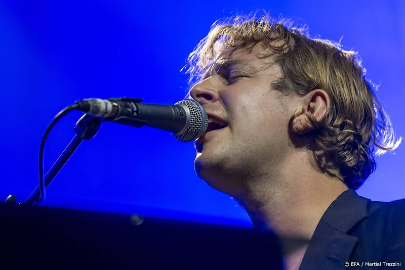Tom Odell gedurende concert