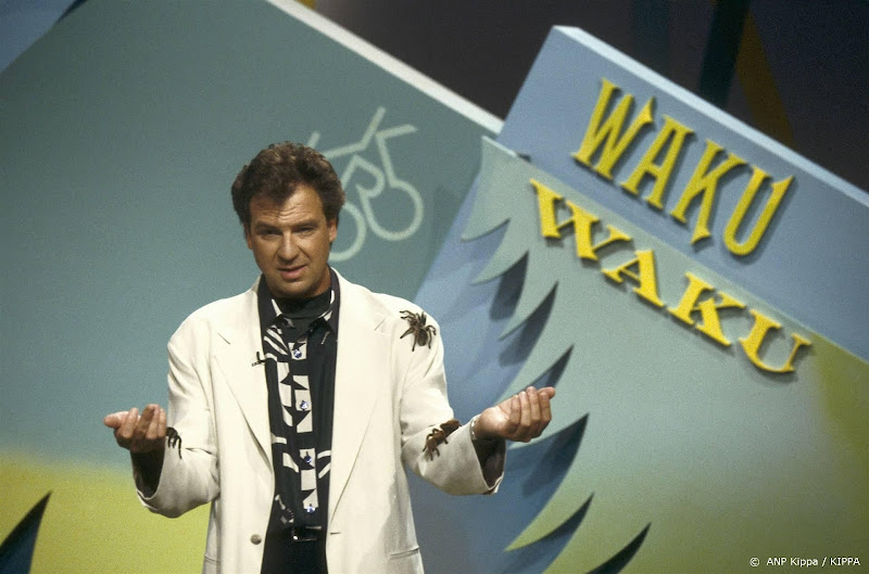 Rob Fruithof als presentator bij Waku Waku