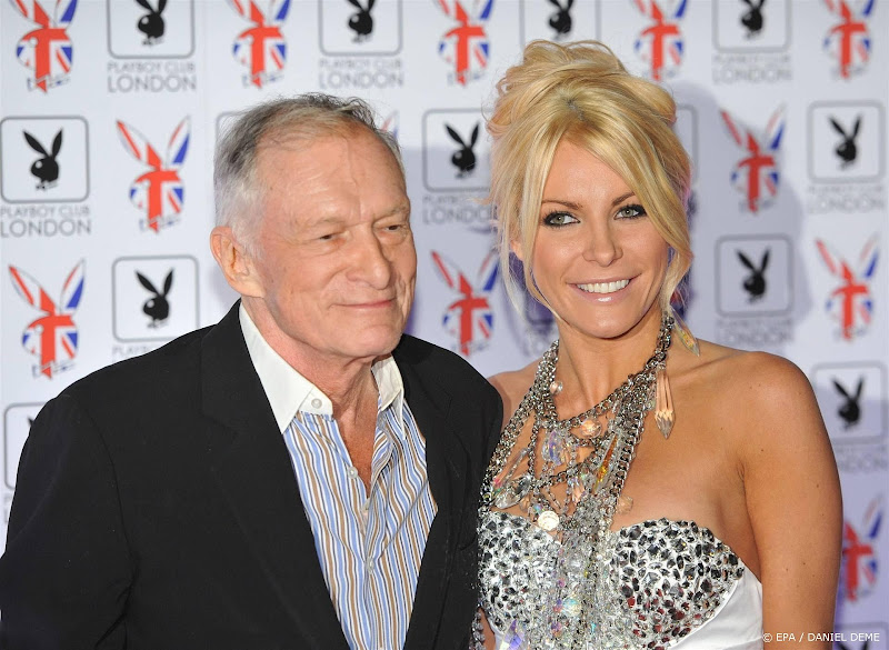 Hugh Heffer met vrouw Crystal Hefner