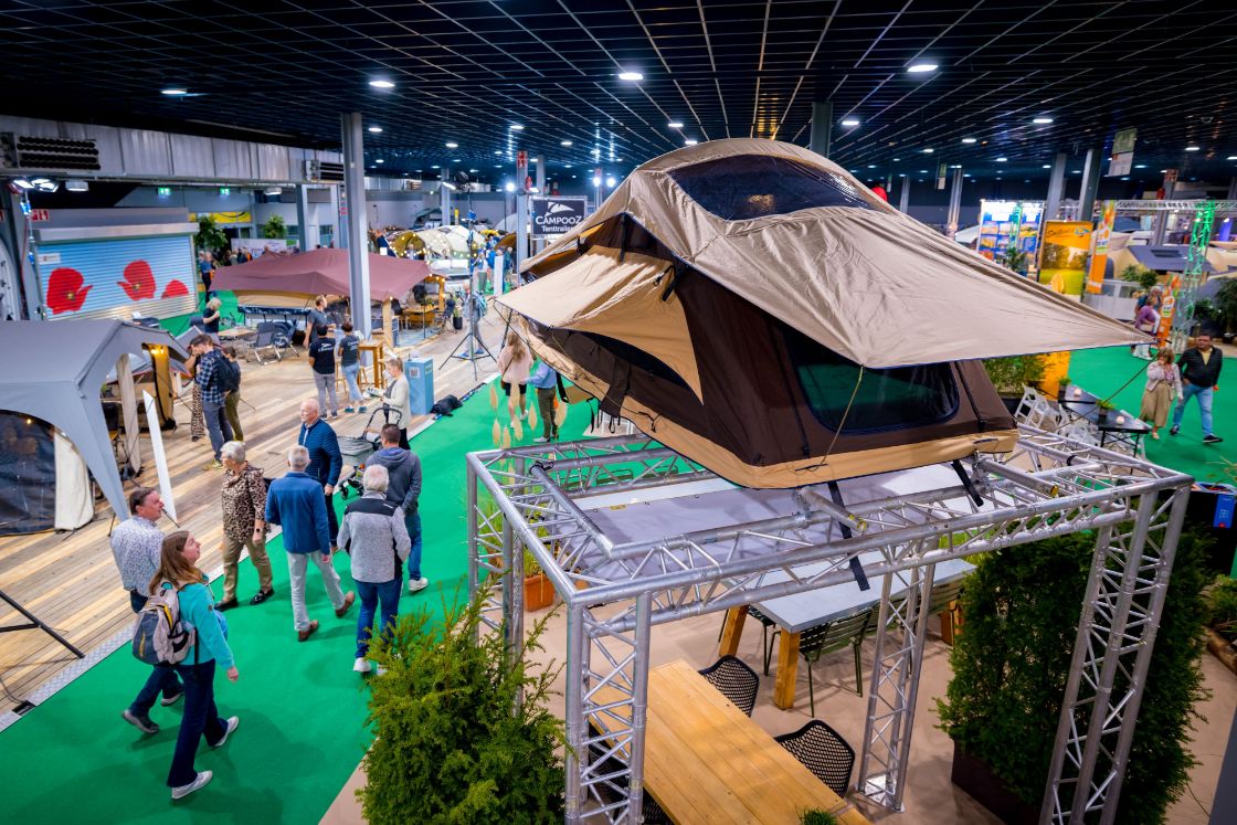 Meer bezoekers kwamen naar Kampeer & Caravan Jaarbeurs / Foto: Michiel Ton