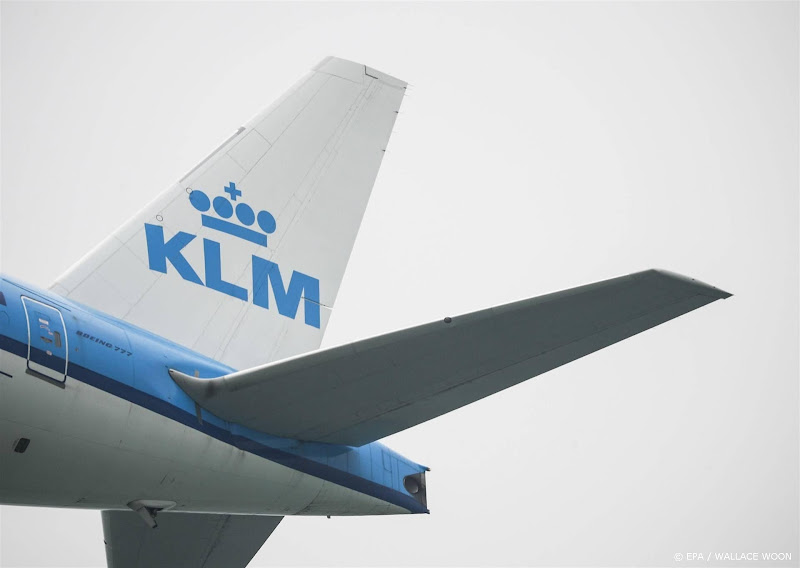 vliegtuig van klm
