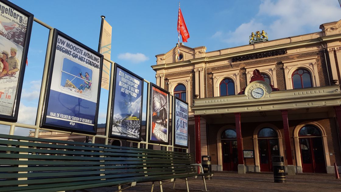Voorlopig geen treinverkeer naar Spoorwegmuseum / Foto: "Maliebaanstation Utrecht" door Spoorwegmuseum