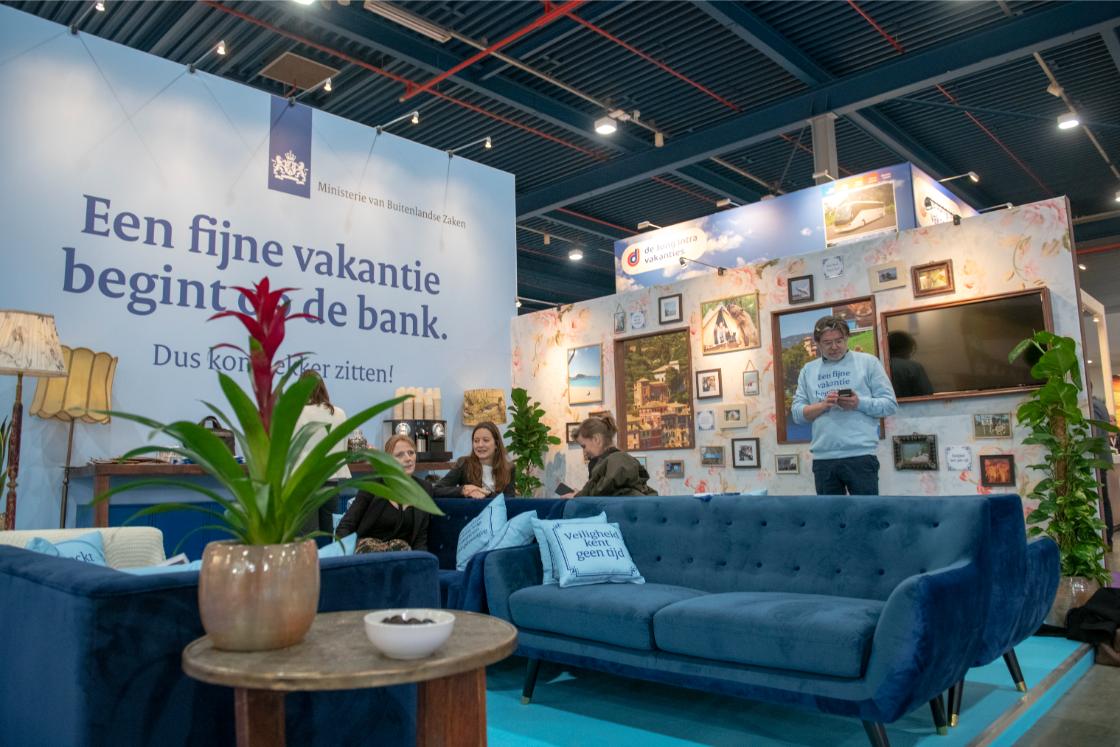 ‘Boerencampings ook na corona onverminderd populair’ / Foto: "Stand BZ op Vakantiebeurs" door Ministerie van Buitenlandse Zaken