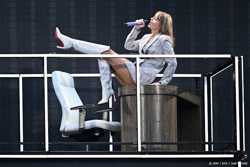 Taylor Swift tijdens optreden