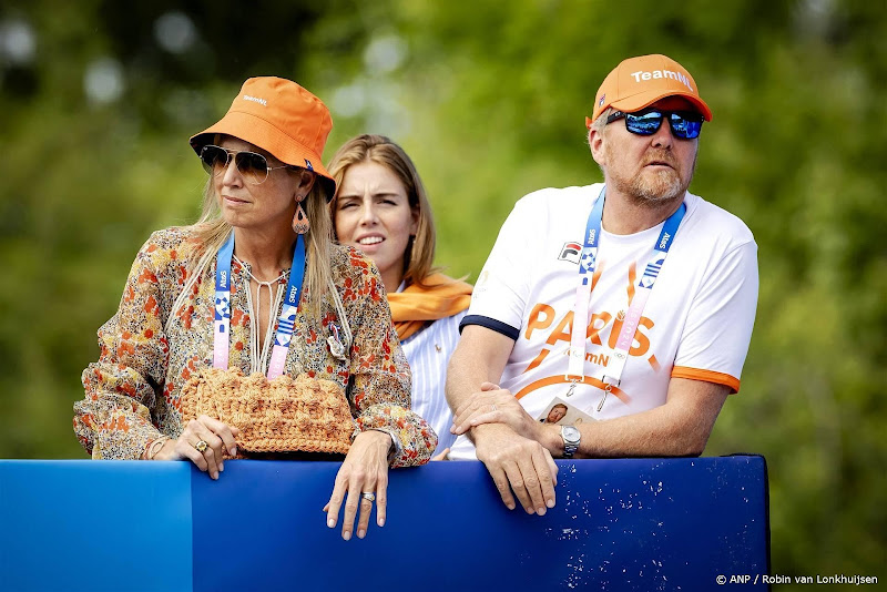 Koning en gezin al vroeg op pad op Spelen