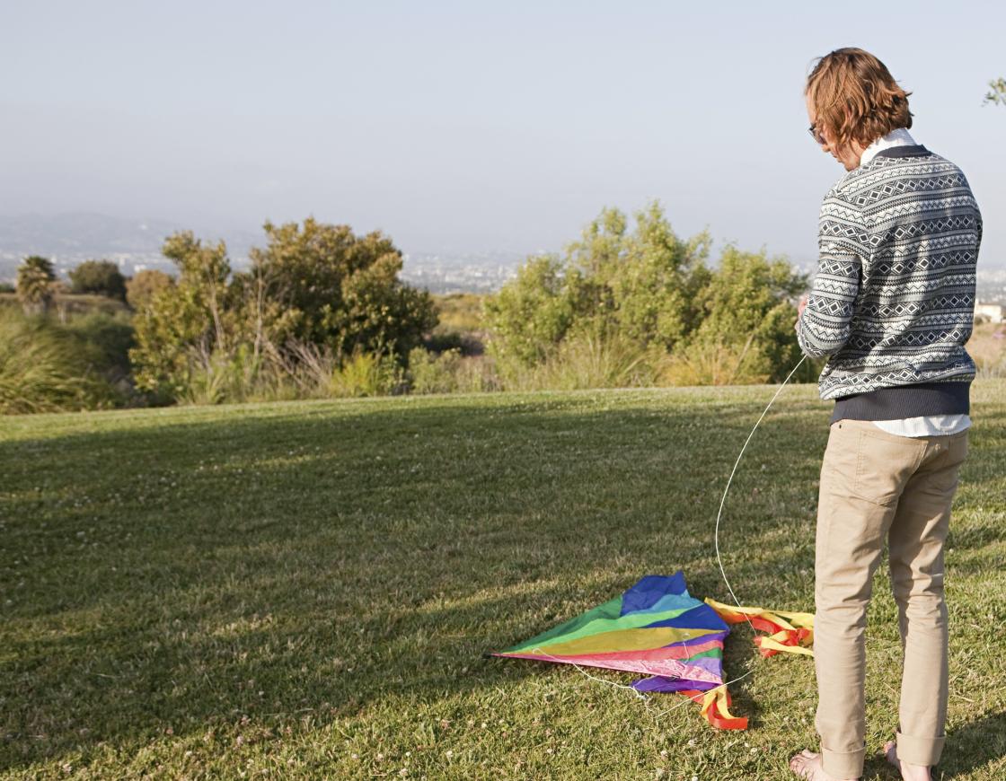 Vlieger gaat niet op tijdens Vliegerfestival