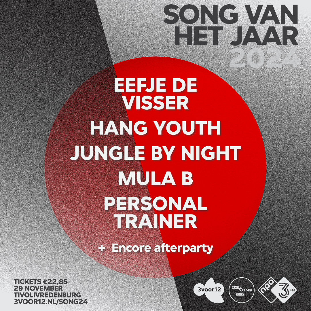 Eefje de Visser, Jungle by Night en Personal Trainer spelen live tijdens 3voor12 Song van het Jaar 2024