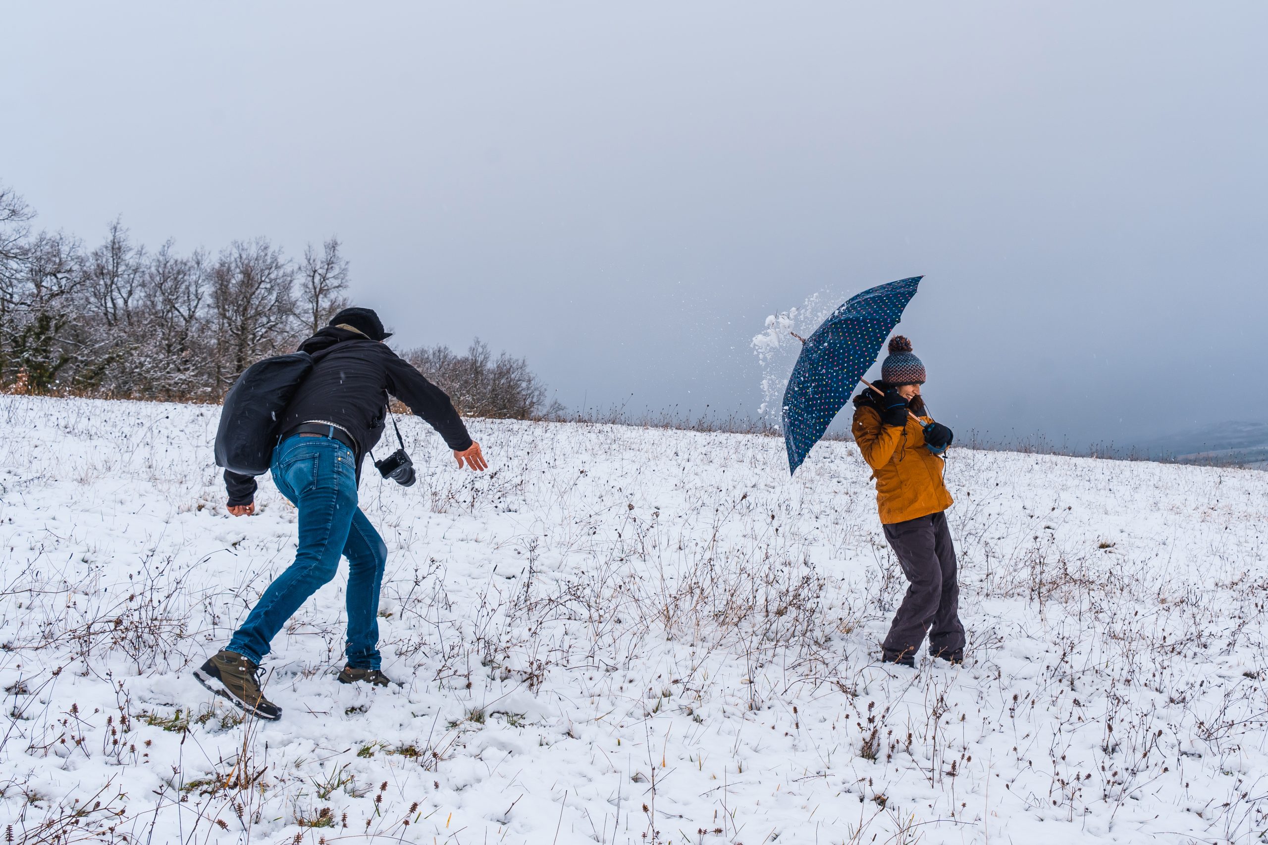Winterse buien in aantocht, mogelijk met sneeuw en ijzel