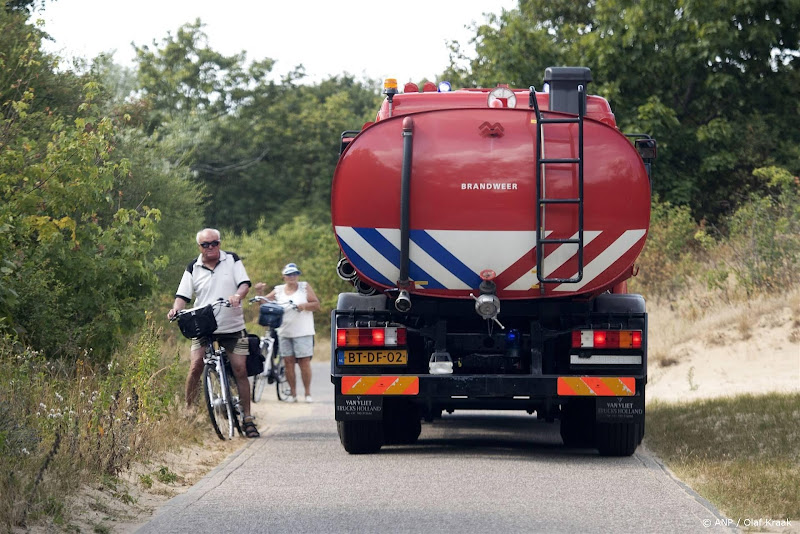 brandweer in duinen
