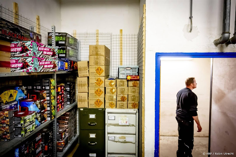 Vuurwerk in opslag