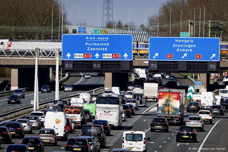 voertuigen op a1 en a10