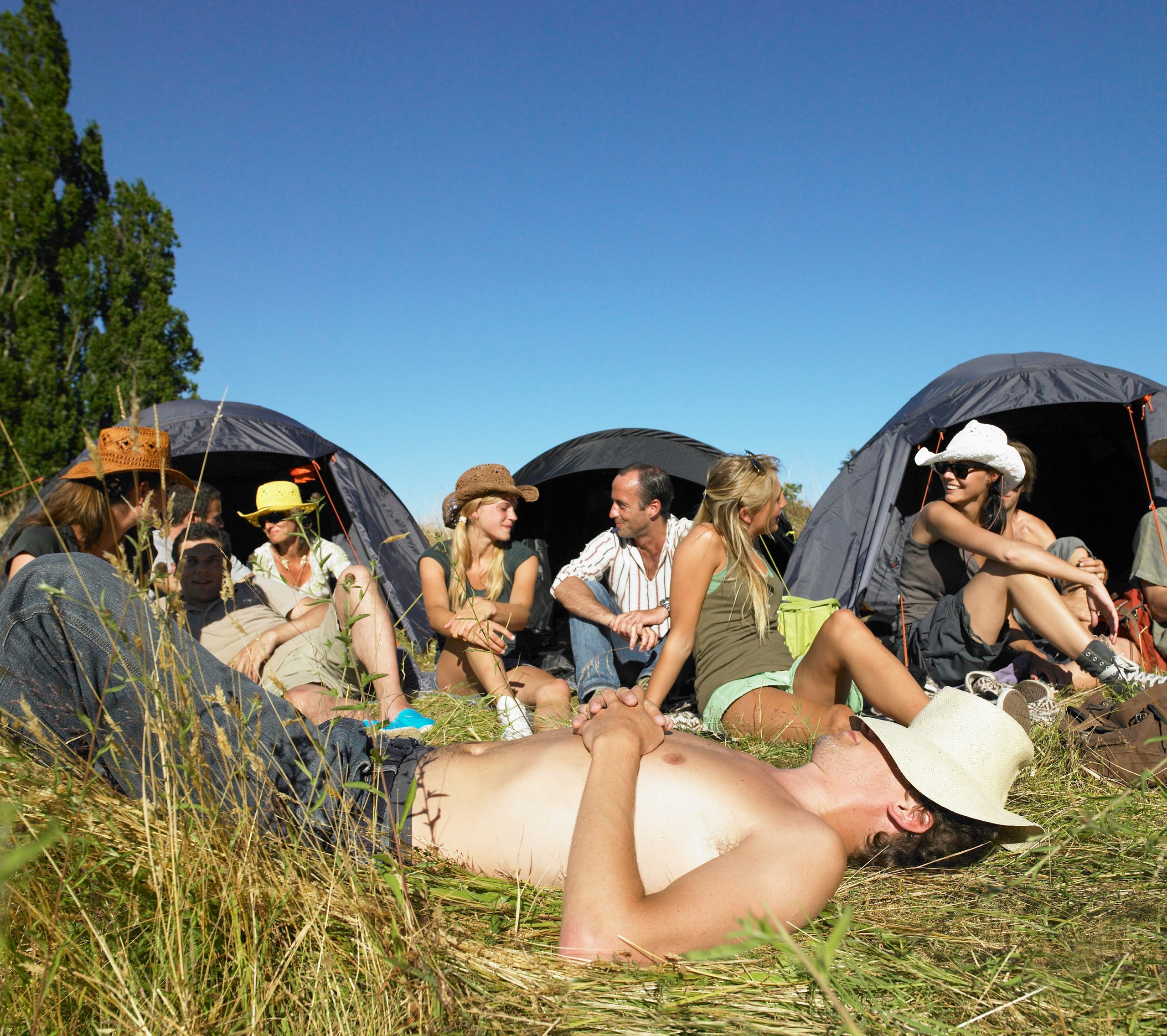 camping terrein festival