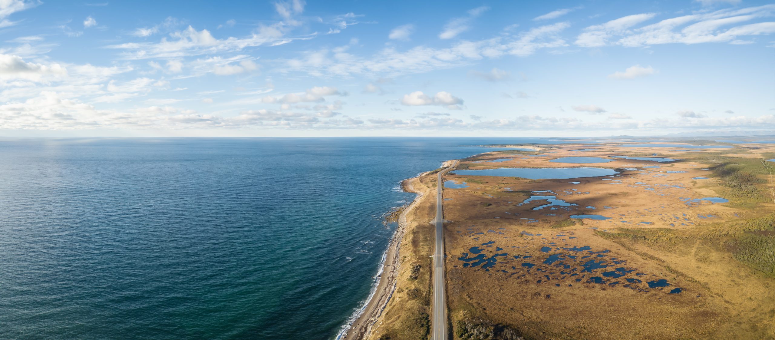 strookje kust langs land