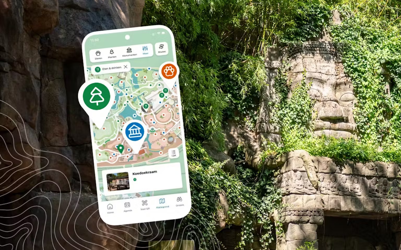 diergaarde blijdorp route app