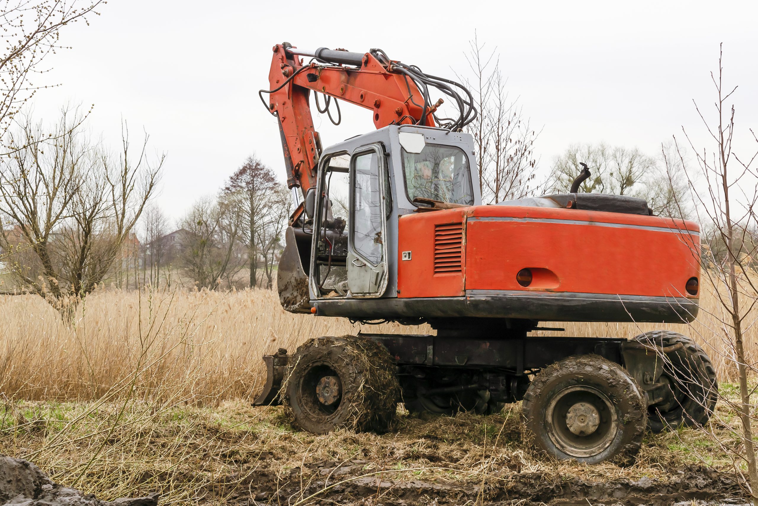 tractor in natuur