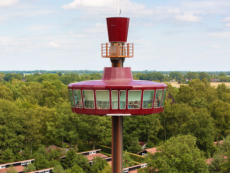 Sky Tower blijft voorlopig gesloten in Slagharen na incident