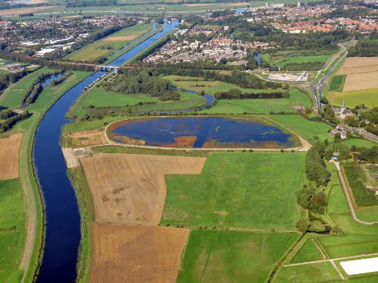 Nieuw moerasgebied bij Drempt markeert start van omvorming van slibdepot naar natuur en recreatie